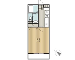 プレイス学校町の物件間取画像